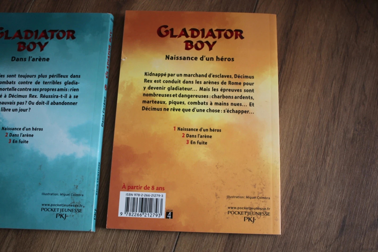 Lot 2 Livros Gladiator Boy - David Grimstone (Tomes 1 & 2) – photo 5
